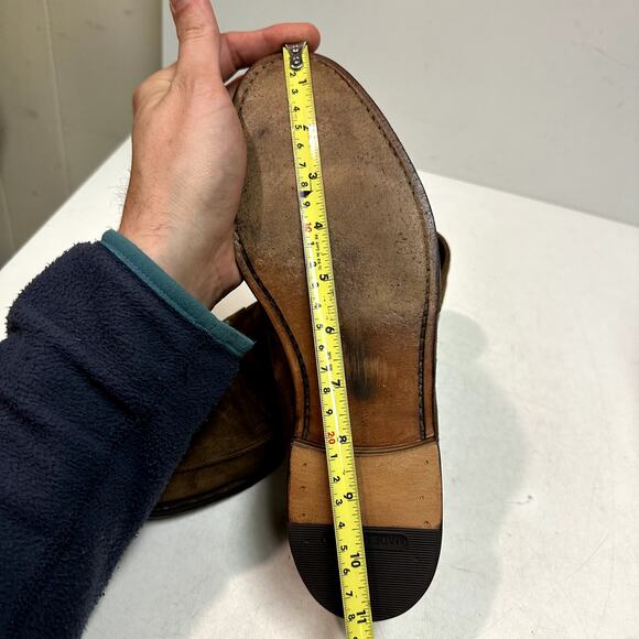 NEW HEELS Tricker\'s Maine Brown Suede Penny Loafers Made in England UK 7 US 8 D